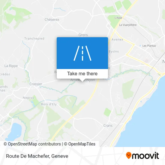 Route De Machefer plan