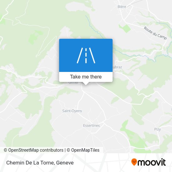 Chemin De La Torne map