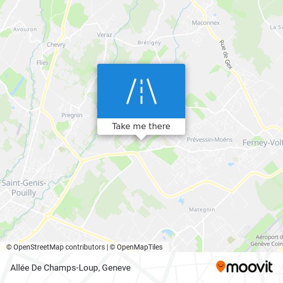 Allée De Champs-Loup map