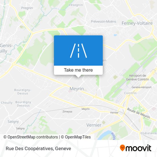 Rue Des Coopératives map