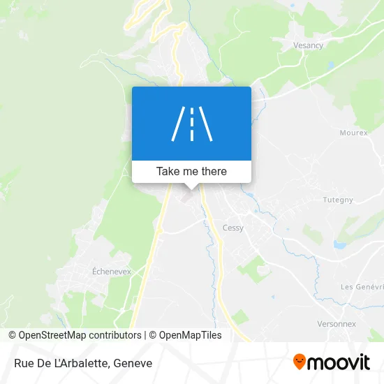 Rue De L'Arbalette map