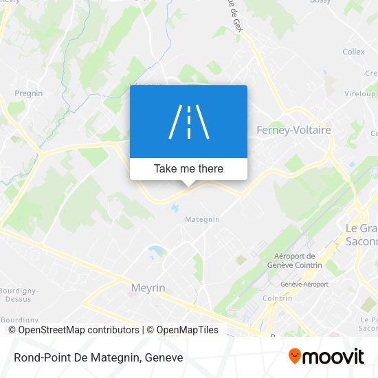 Rond-Point De Mategnin map