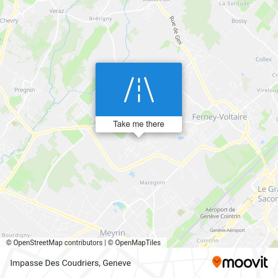 Impasse Des Coudriers map
