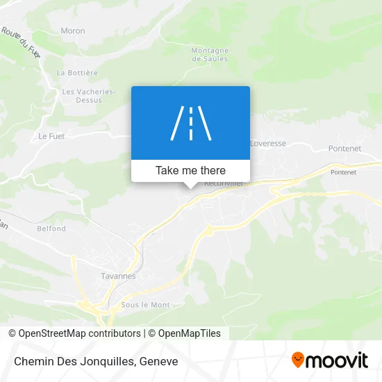 Chemin Des Jonquilles map