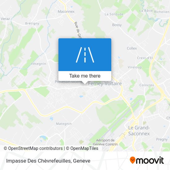 Impasse Des Chèvrefeuilles map