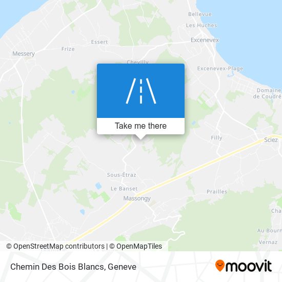 Chemin Des Bois Blancs map