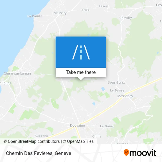Chemin Des Fevières map