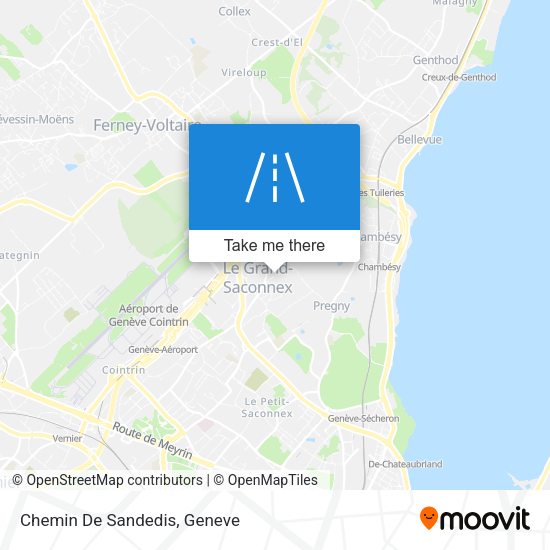 Chemin De Sandedis map
