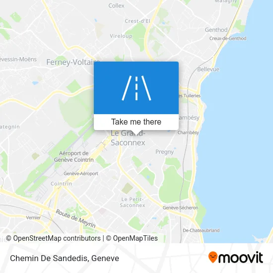 Chemin De Sandedis map