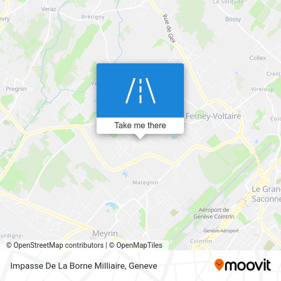 Impasse De La Borne Milliaire map
