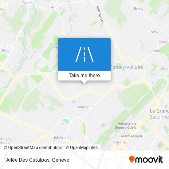 Allée Des Catalpas map