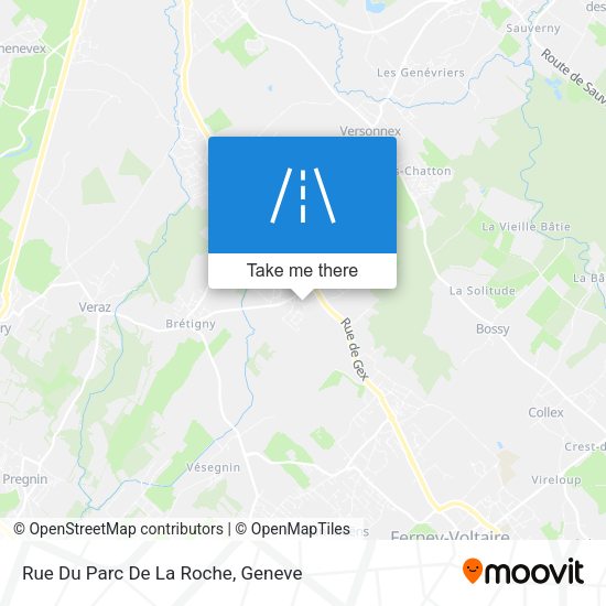 Rue Du Parc De La Roche map