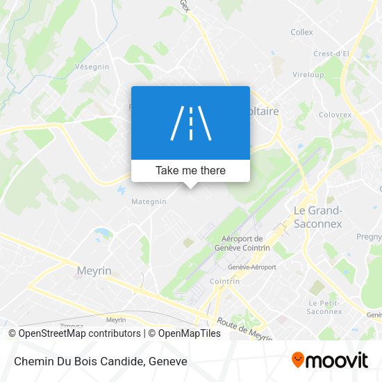 Chemin Du Bois Candide map