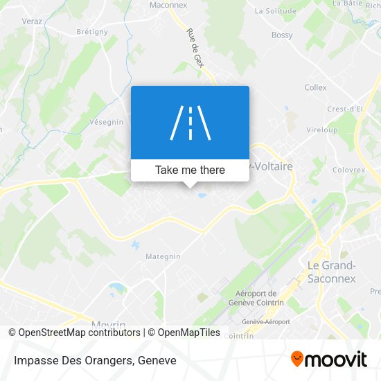 Impasse Des Orangers map
