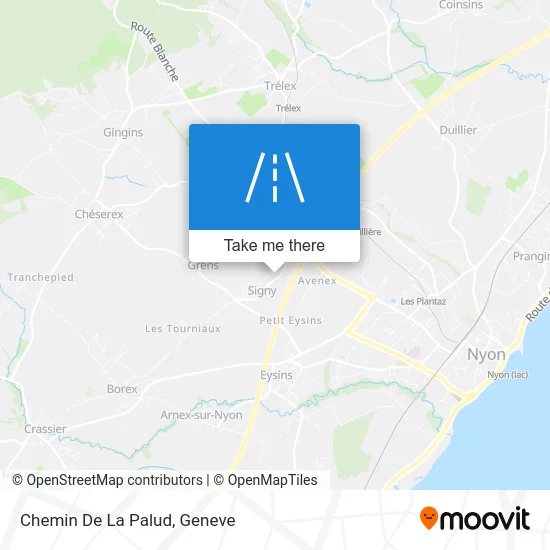 Chemin De La Palud map