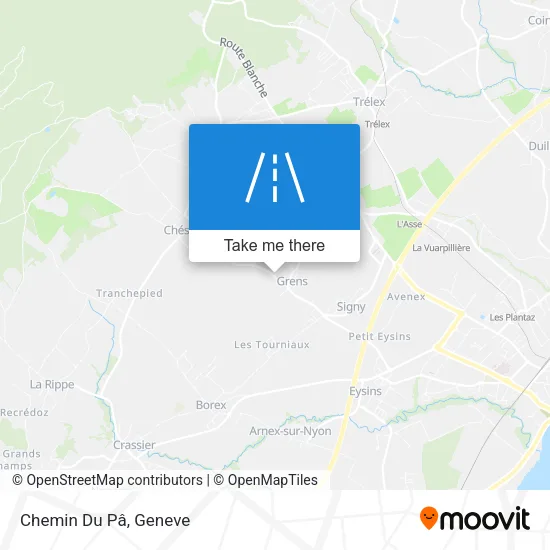 Chemin Du Pâ map