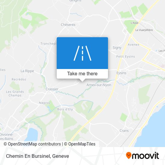 Chemin En Bursinel map