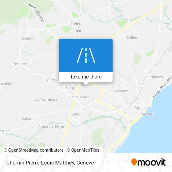 Chemin Pierre-Louis Matthey map