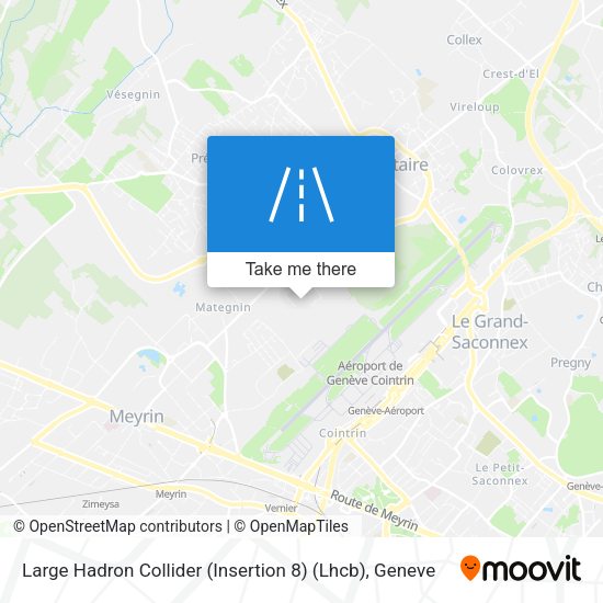 Large Hadron Collider (Insertion 8) (Lhcb) map
