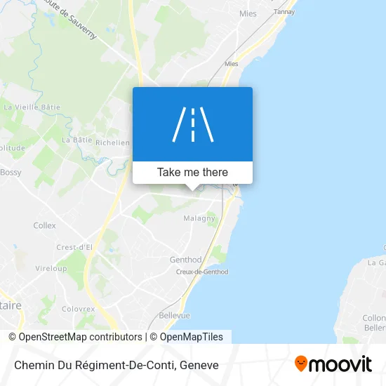 Chemin Du Régiment-De-Conti map
