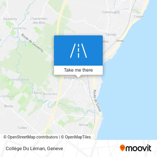 Collège Du Léman map
