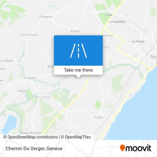 Chemin Du Verger map