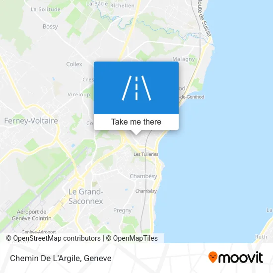 Chemin De L'Argile map
