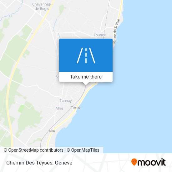 Chemin Des Teyses map