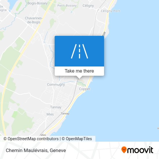Chemin Maulévrais map