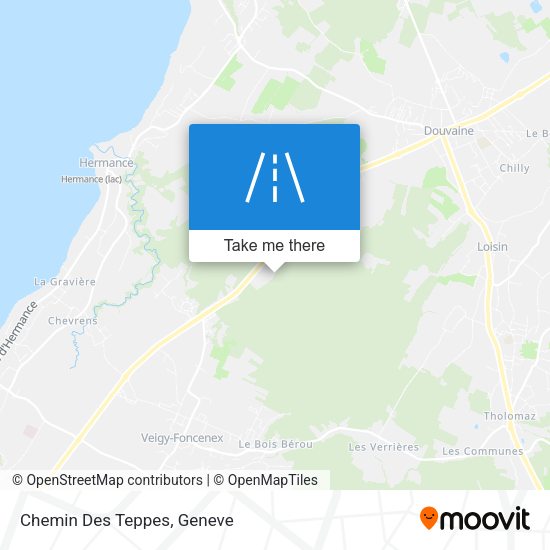 Chemin Des Teppes map