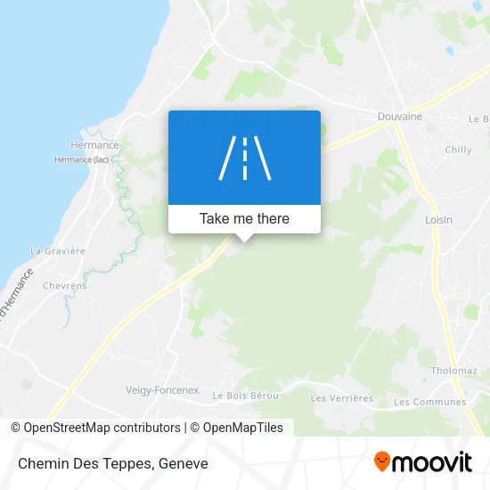 Chemin Des Teppes map