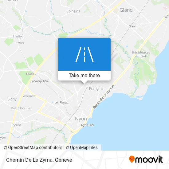 Chemin De La Zyma map