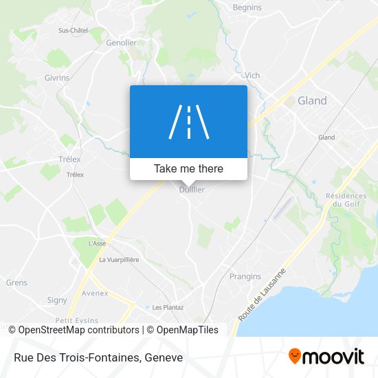 Rue Des Trois-Fontaines map