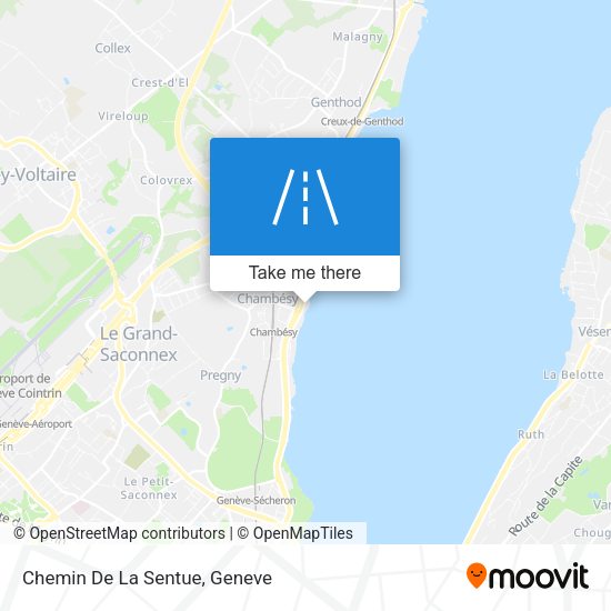 Chemin De La Sentue map
