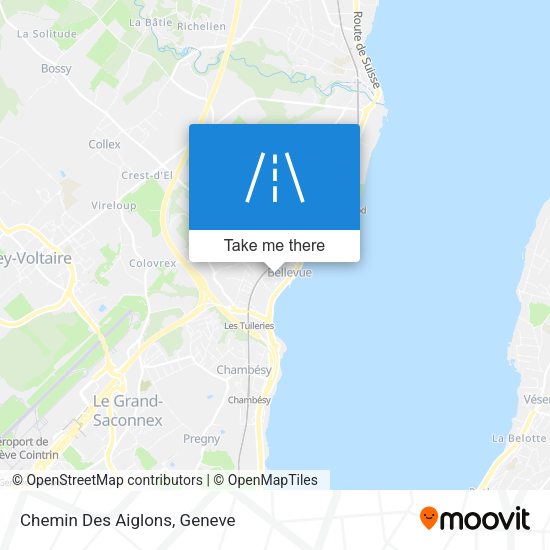 Chemin Des Aiglons map