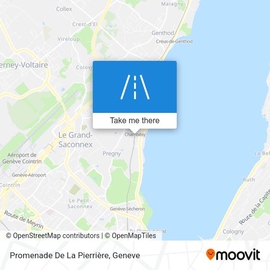 Promenade De La Pierrière map