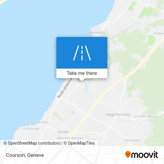 Courson map