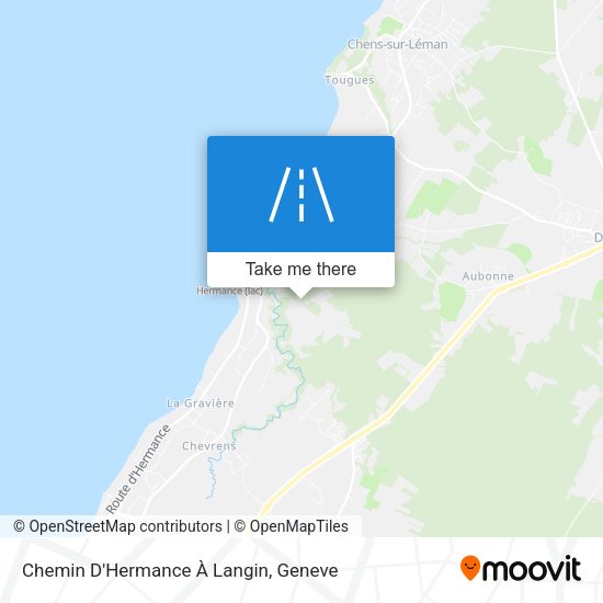 Chemin D'Hermance À Langin map