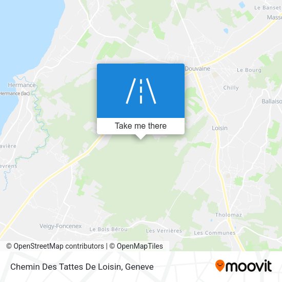 Chemin Des Tattes De Loisin map