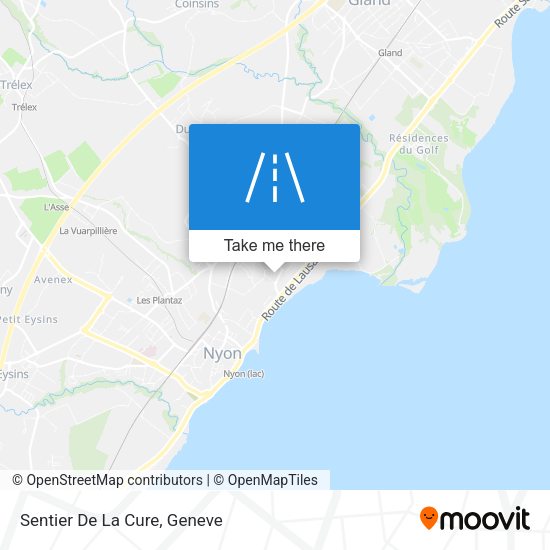 Sentier De La Cure map