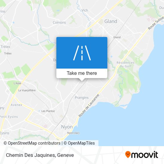 Chemin Des Jaquines map