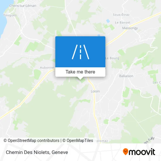 Chemin Des Niolets map