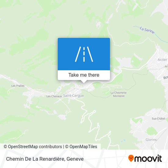 Chemin De La Renardière map