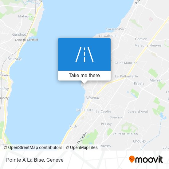 Pointe À La Bise map