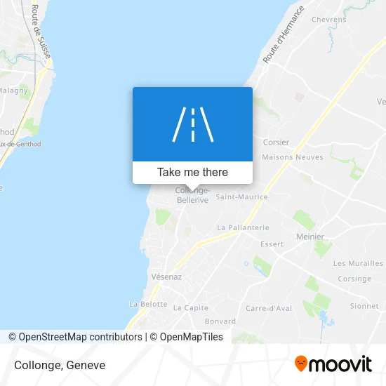 Collonge map