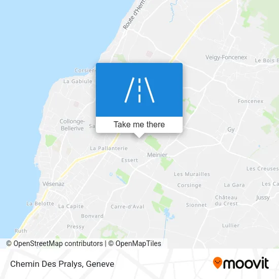 Chemin Des Pralys map