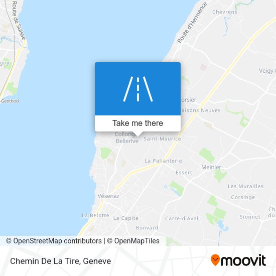 Chemin De La Tire map
