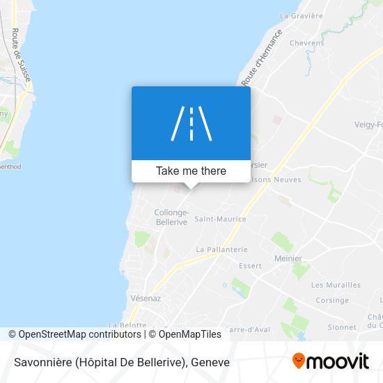 Savonnière (Hôpital De Bellerive) map