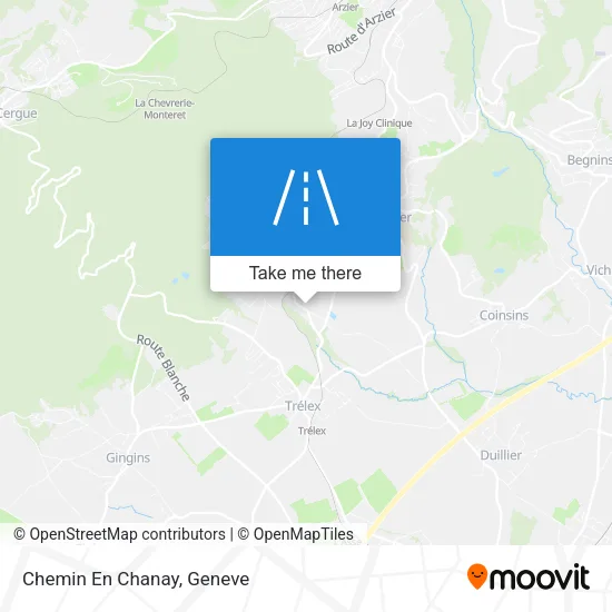 Chemin En Chanay map