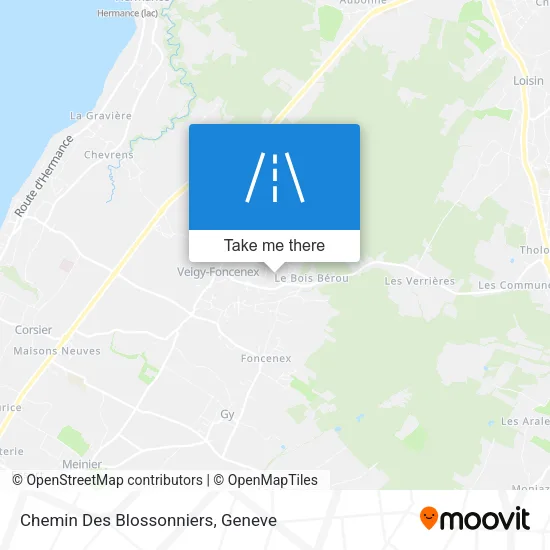 Chemin Des Blossonniers map